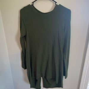 Olive Twist Back top